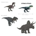 thumbnail image 3 of Jurassic World Rebirth Strike Attack Achillobator Dinosaur Toy, Single Strike Action, Authentic & Posable, 3 of 7
