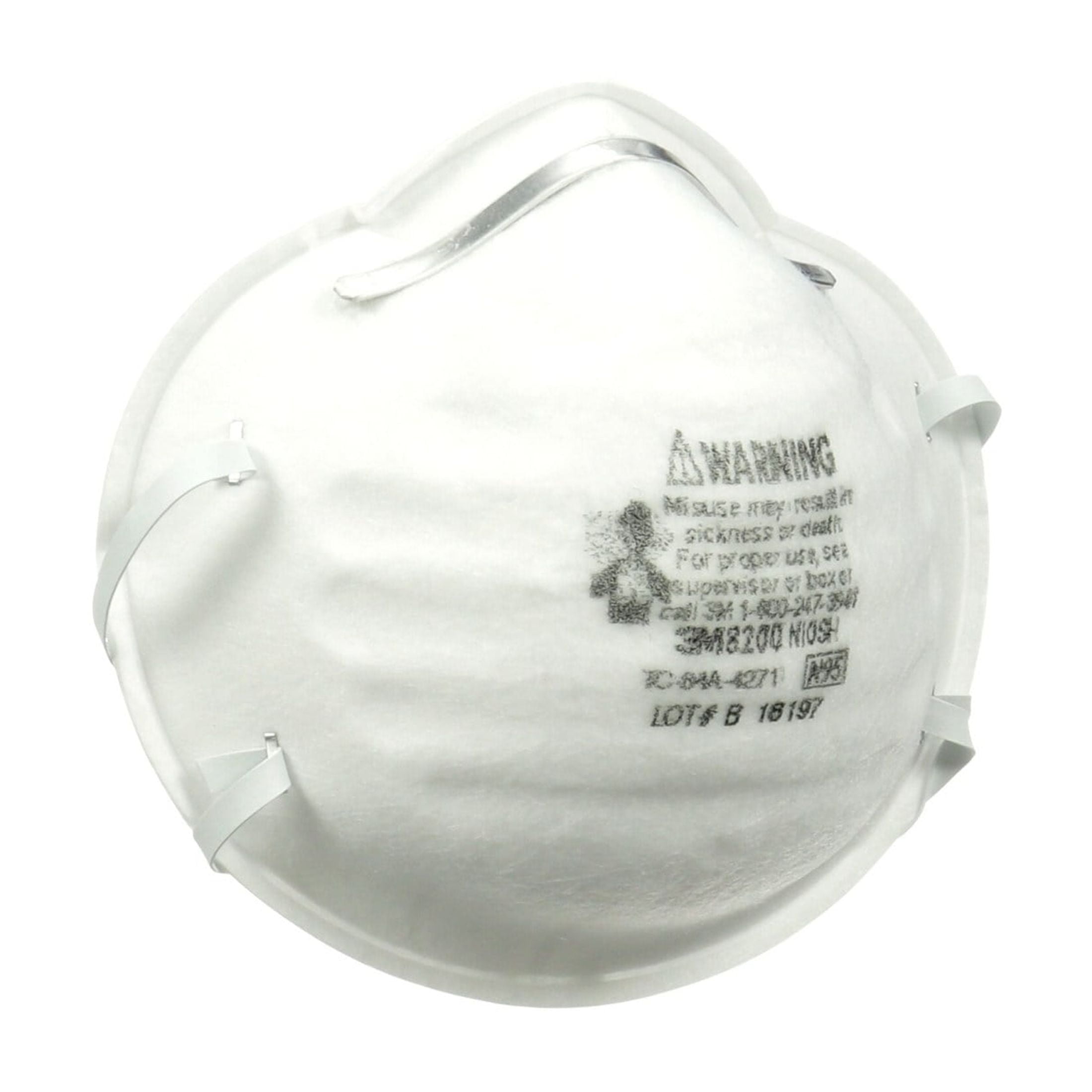 3M 8200 Lawn and Garden Respirator,  N95, 2 per Pack