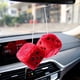 thumbnail image 4 of par de dados de peluche peludos colgantes con puntos para decorar el coche cuadrado Retro brillar Hogar, 4 of 4