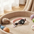 thumbnail image 5 of YujiCraft AirTag Cat Collar with Holder Compatible with Apple AirTag, Reflective Safety Breakaway Collar with Bell for Cats, Adjustable Kitten Collar (AirTag Not Included),Pink, 5 of 6