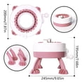 thumbnail image 4 of SALYWEE 22 Needle Smart Round Board Rotary Knitting Loom — DIY Creative Wool Weaving Machine for Adults, Children & Beginners, 4 of 9