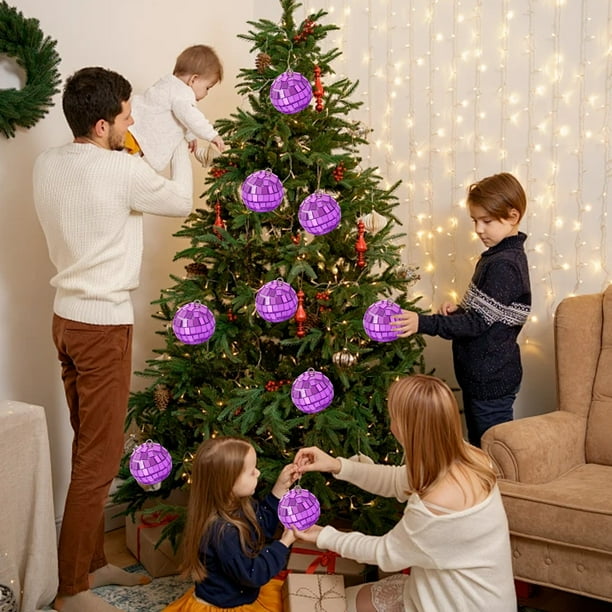 Bolas Reflectantes de Cristal Espejado | Adornos Navideños de Espuma de 4 Cm | Decoración para Bodas y Fiestas | Accesorios de Fotografía | Decoración de Pasteles | Paquete de 1