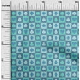 thumbnail image 2 of oneOone Polyester Spandex Teal Blue Fabric Poker Card Fabric For Sewing Printed Craft Fabric By The Yard 56 Inch Wide, 2 of 4