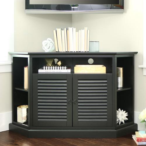 Middlebrook Designs 52 Corner Tv Stand Console Black 52 X 20