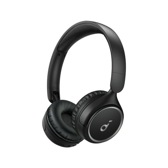 Soundcore by Anker H30i Wireless On-Ear Headphones, Foldable Design, Pure Bass, 70H Playtime, Bluetooth 5.3, Lightweight and Comfortable, App Connectivity, Multipoint Connection (Black)