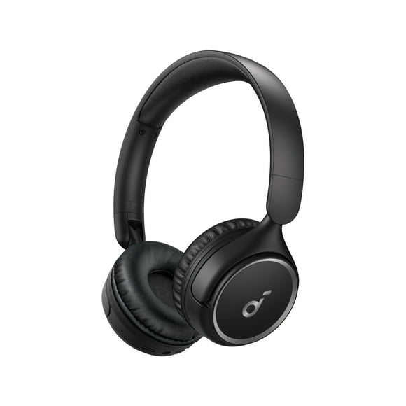 Soundcore by Anker H30i Wireless On-Ear Headphones, Foldable Design, Pure Bass, 70H Playtime, Bluetooth 5.3, Lightweight and Comfortable, App Connectivity, Multipoint Connection (Black)