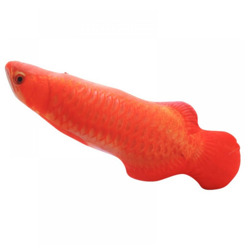Floppy Fish Cat Toy, Moving Cat Kicker Fish Toy, 12" Realistic Flopping