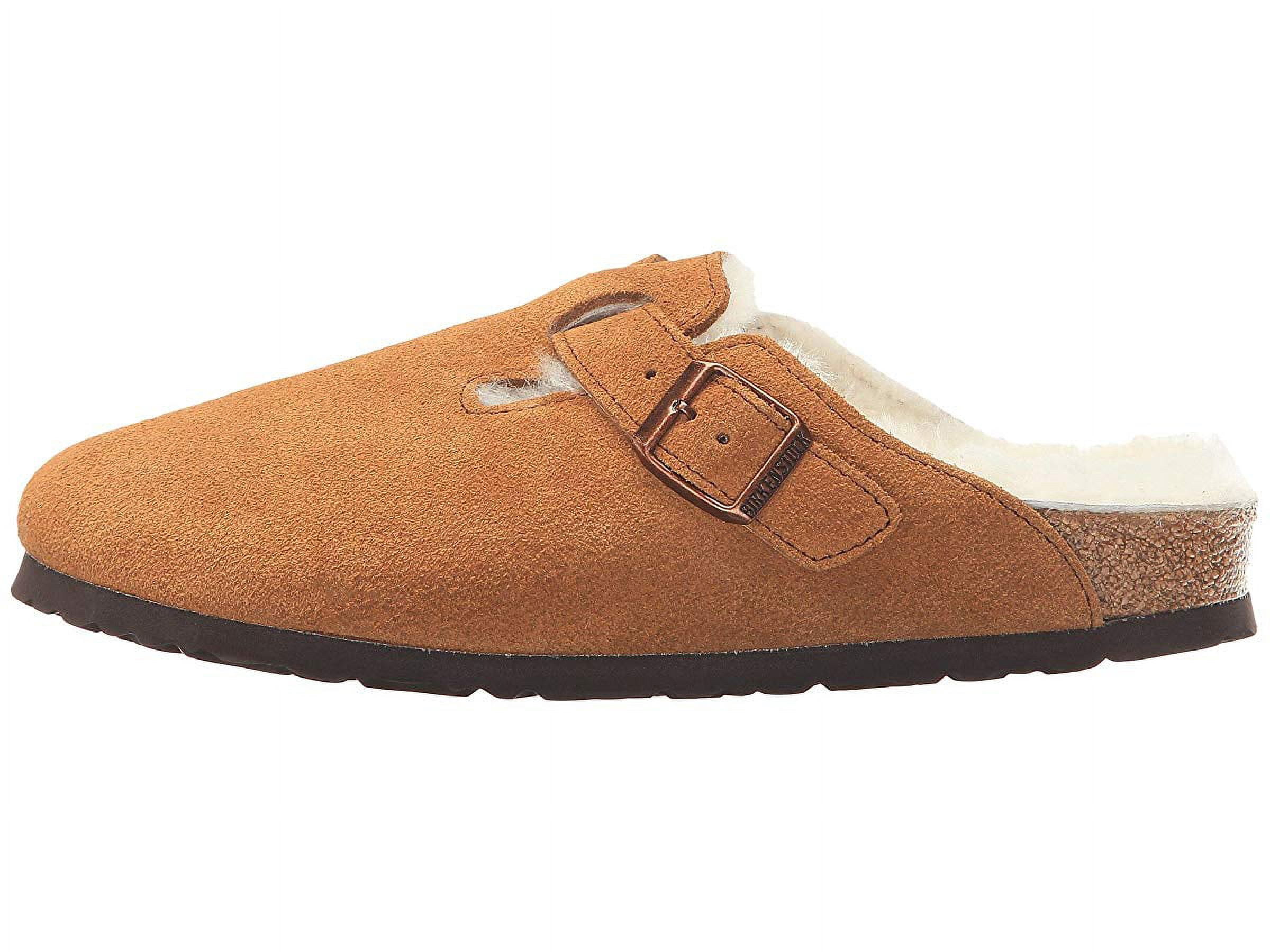 Birkenstock Boston Shearling Mink Suede
