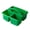 Green, variant on TINYSOME Portable 3 Compartments Storage Caddy with Carrying Handle Plastic Divided Basket Bin Box Multiuse Arts Crafts Caddies