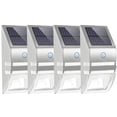 thumbnail image 1 of Luz solar para exteriores, luz blanca brillante, luz de montaje en poste activada por movimiento para mayor seguridad y conveniencia, 1 of 8