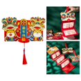 thumbnail image 3 of Sobres plegables en /tigre ranuras para tarjetas, soporte para dinero, bolsa de dinero, bolsas de dinero de año león b Sunnimix Sobres rojos, 3 of 8