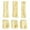 Yellow, variant on kusrkot 6x Heatless Sleep Overnight Curls Non Heating Curling Rod Yellow