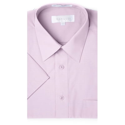 Marquis Men's Sky Blue Regular Fit Oxford Button-down Dress Shirt, 19.5 Marquis Men's Sky Blue Regular Fit Oxford Button-down Dress Shirt, 19.5