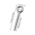 thumbnail image 3 of Weather Resistant Stainless Steel Eye Bolt, 304 Grade Threaded Component For Outdoor And Construction Projects, 3 of 5