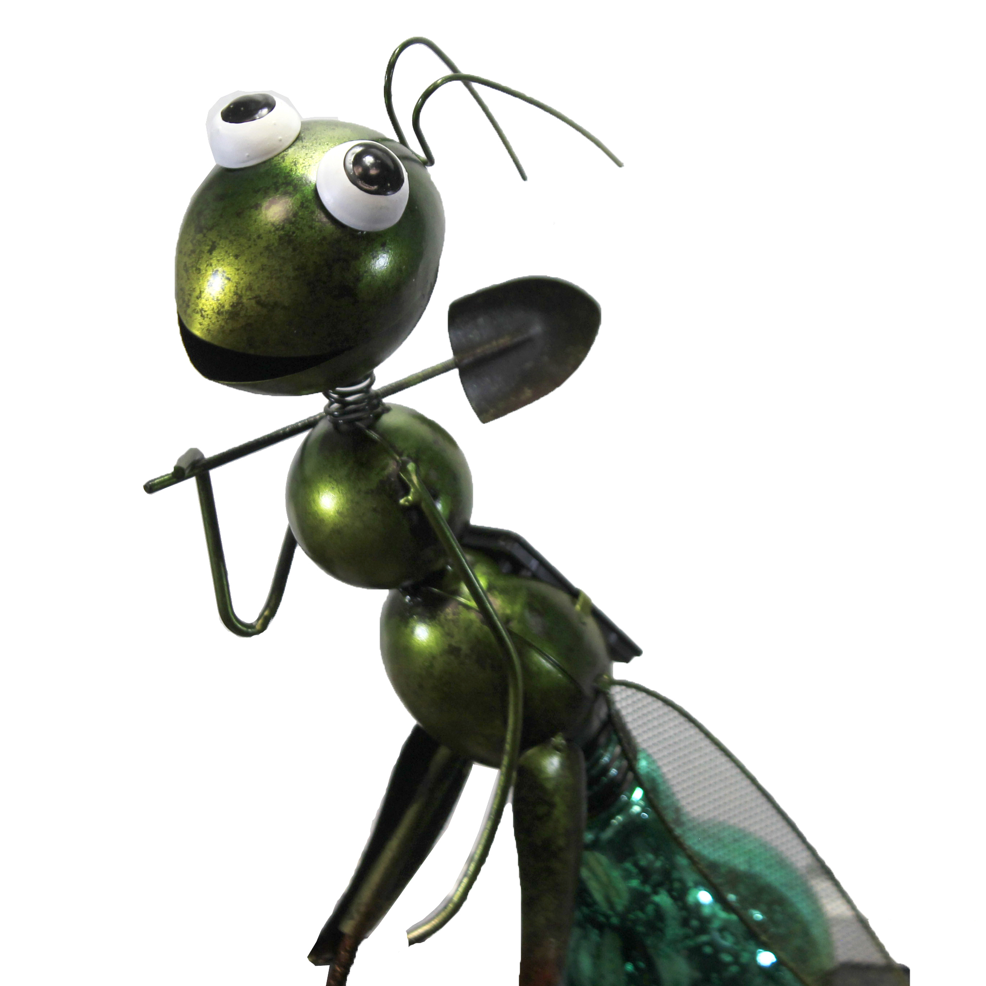 Regal Art  and  Gift 12542 - 23.5" Green Grasshopper Solar LED Garden Stake Decor - image 3 of 3