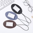 thumbnail image 6 of 2pcs New Travel Accessories Practical Fashion Suitcase ID Addres Holder Anti-Lost Luggage Tags Luggage Tag Portable Labels BROWN, 6 of 8