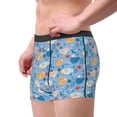 thumbnail image 3 of Wukai Cute Chickens and Flowers Print Men’s Underwear Breathable Boxer Briefs,&nbsp;Moisture Wicking & Breathable-X-Large, 3 of 7
