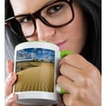 thumbnail image 2 of 3drose, Spain, Canary Islands, Gran Canaria Island, Maspalomas Dunes Np., 11oz Two-tone Green Mug, 2 of 6