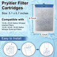 thumbnail image 2 of Paquete de 10 cartuchos de filtro para filtros Whisper Bio-Bag Aquarium, 2 of 6