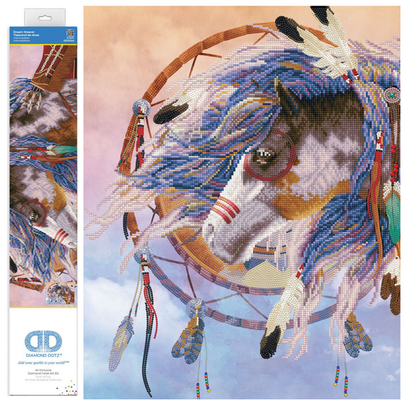 Diamond Dotz Dream Weaver Diamond Painting Kits for Adults - Diamond Art Kits a Relaxing Creative Craft Kit with Dotz Gems 22.4x29.5