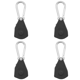 thumbnail image 1 of Percha de cuerda ajustable, ajustador de cordón, sujetador para toldo de acampada, color negro, 1 of 2