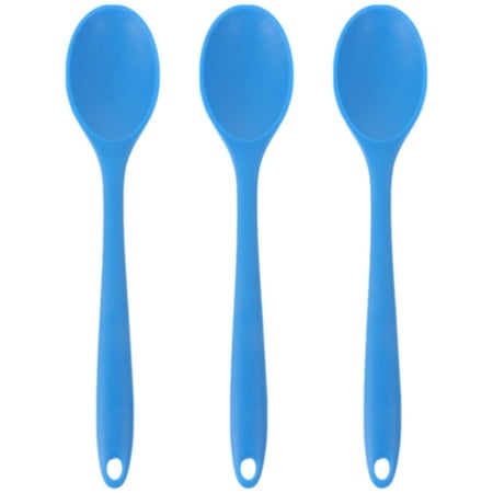 

2Pcs Silicone Spoon Serving Spoon Nonstick Kitchen Spoon Heat-Resistant Kitchen Utensil