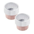 thumbnail image 1 of Oleegame Rouleau de Feuille d'Étain 2 Pcs 20 Pcs Godets Ronds Réutilisables en Papier d'Aluminium, Papier D\'aluminium pour Friteuse à Air Chaud Rose, 1 of 4