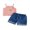 Pink-Bee, variant on BemeyourBBs Toddler Baby Girls Summer Clothes Infant Baby Girl Denim Outfit Cute Bee Cake Ice Cream Floral Embroidery Ribbed Tank Vest Tops with Pockets Rolled Jeans Denim Shorts 2Pcs Set
