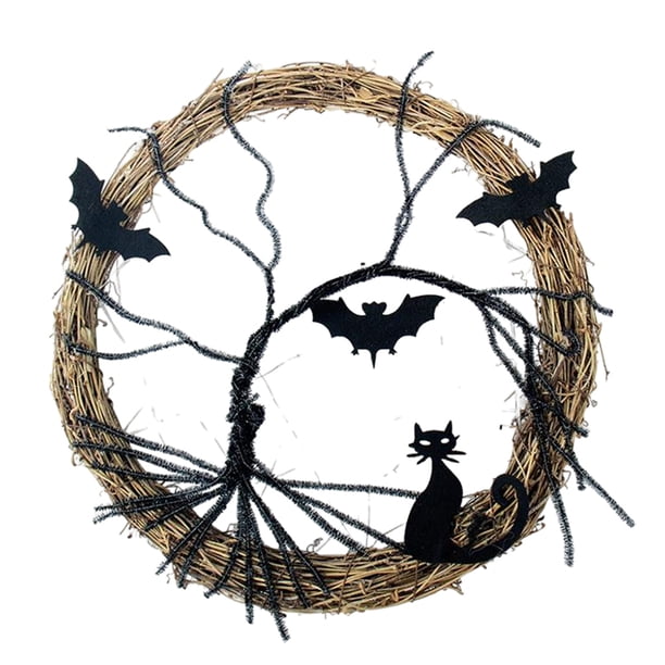 Guirnalda Brillante WDOplteas Corona Fiesta Espeluznante Halloween Decoraciones Pared
