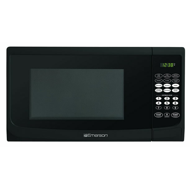Emerson 0.9 CU. FT. 900 Watt, Touch Control, Black Microwave Oven