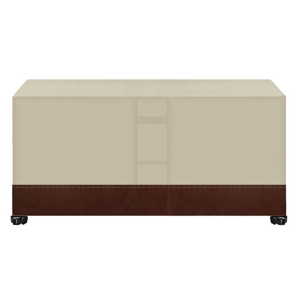 Billuyoard Funda para muebles fácil de colocar con ventilación para transpirabilidad Funda para muebles Oxford rectangular para exteriores Jardín y Patio