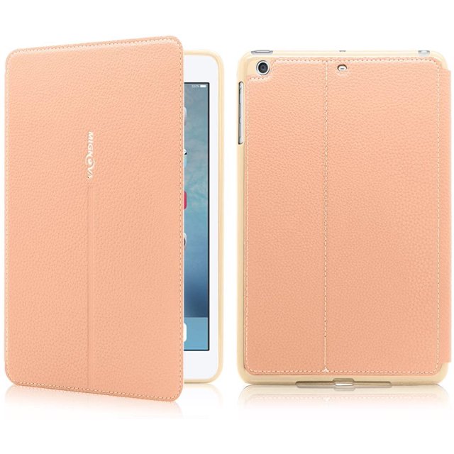 Mignova for iPad Mini 3 case, iPad Mini 2 Case,iPad Mini 1 Case,Wallet PU Leather Full-Body Shockproof Flip Smart Sleep Wake Case Cover for Apple iPad Mini 1 2 3 Tablet(Rose Gold)