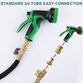 thumbnail image 5 of 4 Pcs 3/4 inch Brass Garden Hose Quick Tap Connector Fittings Threaded Faucet Adapter Male and Female Brass Threaded Tap Connector Garden Hose Connect, 5 of 5