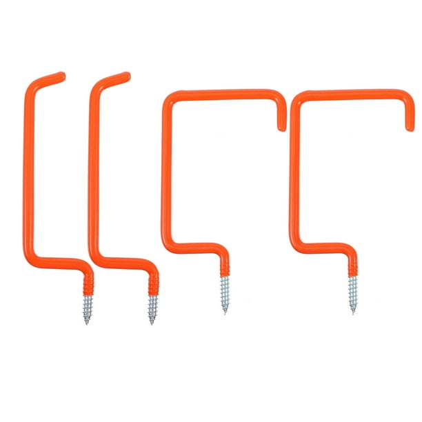 4pcs Ganchos de almacenamiento de bicicletas de trabajo pesado conjuntos de ganchos de bicicletas Percha de bicicleta para garaje