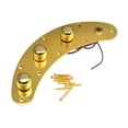 thumbnail image 2 of Placa de control de interruptor BASS Controles completamente cargados con botón de interruptor, reemplazo, oro, 2 of 9