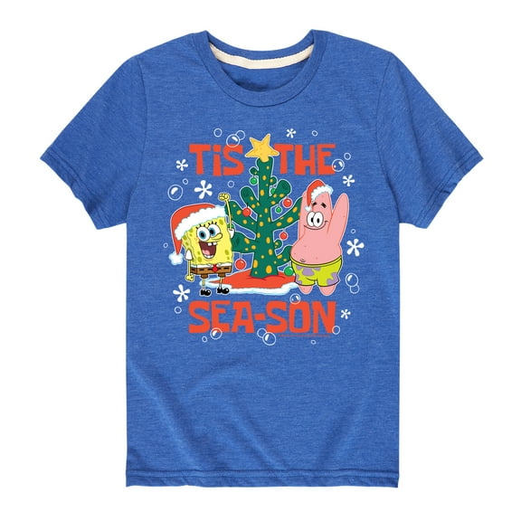 SpongeBob SquarePants - Tis The Season - Toddler And Youth Short Sleeve Graphic T-Shirt