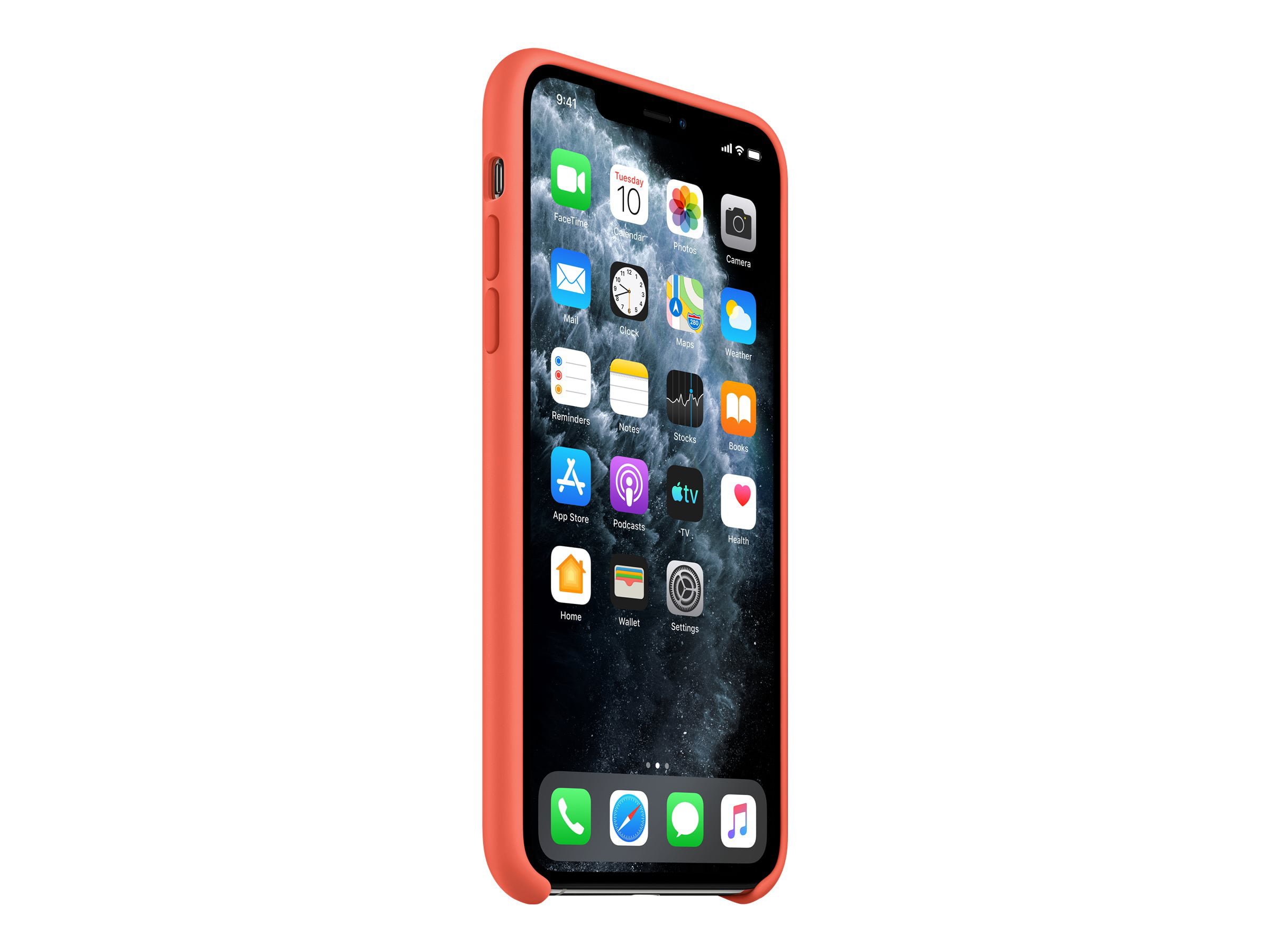 iPhone 11 Pro Max Silicone Case - Clementine (Orange) 