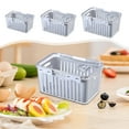 thumbnail image 1 of NIZELUK Clearance Fridge Organizers, Food Storage Bins, Refrigerator Storage Container, Fridge Food Container With Lids Refrigerator Fruit Vegetable Storage Fresh Keeper, Partit Fall Savings, 1 of 5