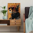 thumbnail image 5 of Qisvanset 12x16 Inch Fashion Cheetah Canvas Wall Art, Wild Animal Illustration Girls Bedroom Home Decor, 5 of 5
