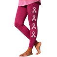 thumbnail image 2 of Stamzod Leggings for Women Fall Clothes Fashion Bow Printed Soft Yoga Pants High Waisted Workout Leggings, 2 of 7