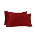 thumbnail image 2 of (4 pack) Mainstays Super Soft Brushed Microfiber Pillowcase Set, Standard/Queen, Red Sedona, 2 Piece, 2 of 6