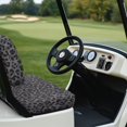 thumbnail image 3 of Garronmavis Leopard Point Print Golf Cart Seat Protectors Breathable Split Backrest Front Seat Cover for Protection Four Seasons Decor Accessiores for Daily Use, 3 of 6