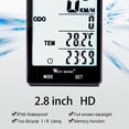 thumbnail image 3 of WEST BIKING 2.8inch Large Screen Bicycle Odometer Rainproof Bike Speedometer Cycling Stopwatch, 3 of 8