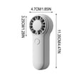 thumbnail image 3 of Kieccall Mini Handheld Cooling Fan Compact Personal Fan For Home Office Outdoor Summer Compact Cooling Use, 3 of 8