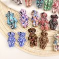 thumbnail image 5 of 10 piezas de mini osos de peluche articulados de 4,5 cm/3,5 cm, lindo oso de peluche a cuadros con diseño floral, muñeco de peluche para niña, llavero DIY, bolsa, colgante, accesorios, 5 of 5