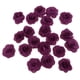 thumbnail image 1 of Paquete de 20 rosas artificiales de seda para decoración del hogar Morado oscuro, 1 of 9