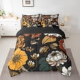 thumbnail image 2 of Homewish Vintage Flowers 7 Pieces Bedding Comforter Set For Kids Teens Adults,Chic Floral Blossoms Full Bedding Set Lightweight,Retro Exotic Style Fitted Sheet Flat Sheet,Ultra Soft Home Decor, 2 of 8