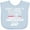 AE-Light Blue, variant on Inktastic When I Grow Up I Want to Be a Firefighter Like My Aunt Boys or Girls Baby Bib