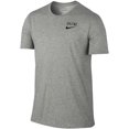 thumbnail image 1 of Camiseta básica Nike Dri-Fit Elite Stripe para hombre gris pequeña, 1 of 2