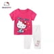 thumbnail image 4 of Hello Kitty-Conjunto de polainas y cuello de muñeca de manga corta para niñas, Top y pantalones cortos de algodón, traje de dos piezas, nuevo producto, 4 of 5